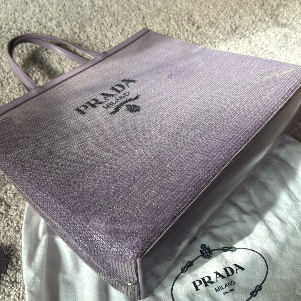Prada mesh tote with a free labubu [Zizi] - Picture 13 of 16